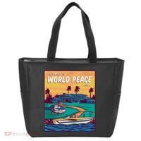 All I Want Is World Peace And Money Tote Bag thumb 0