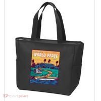 All I Want Is World Peace And Money Tote Bag thumb 3