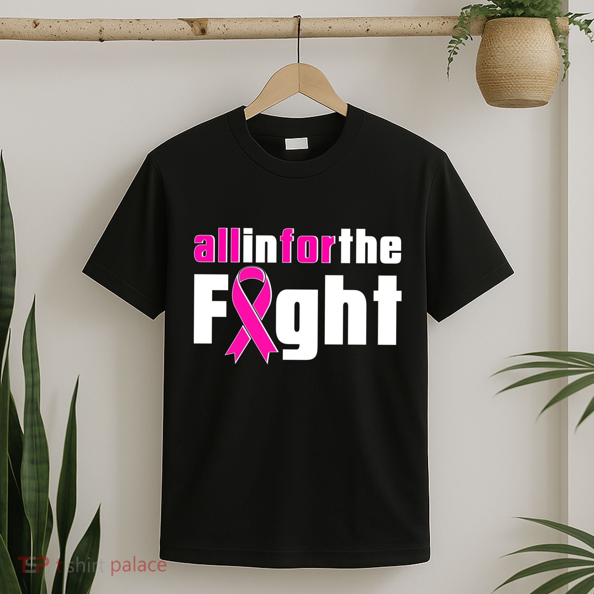 All In For The Fight Breast Cancer Awareness T-Shirt