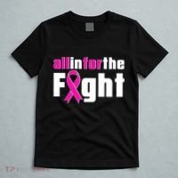 All In For The Fight Breast Cancer Awareness T-Shirt thumb 5