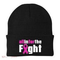 All In For The Fight Breast Cancer Awareness Beanie thumb 0