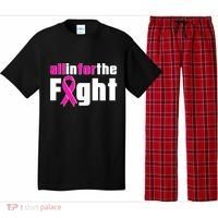 All In For The Fight Breast Cancer Awareness Pajama Set thumb 0