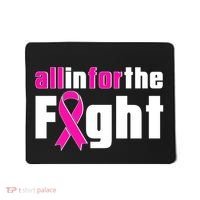 All In For The Fight Breast Cancer Awareness Mousepad thumb 0
