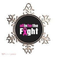 All In For The Fight Breast Cancer Awareness Ornament thumb 0