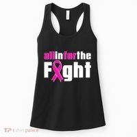 All In For The Fight Breast Cancer Awareness Women's Tank Top thumb 0
