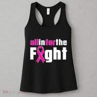 All In For The Fight Breast Cancer Awareness Women's Tank Top thumb 3