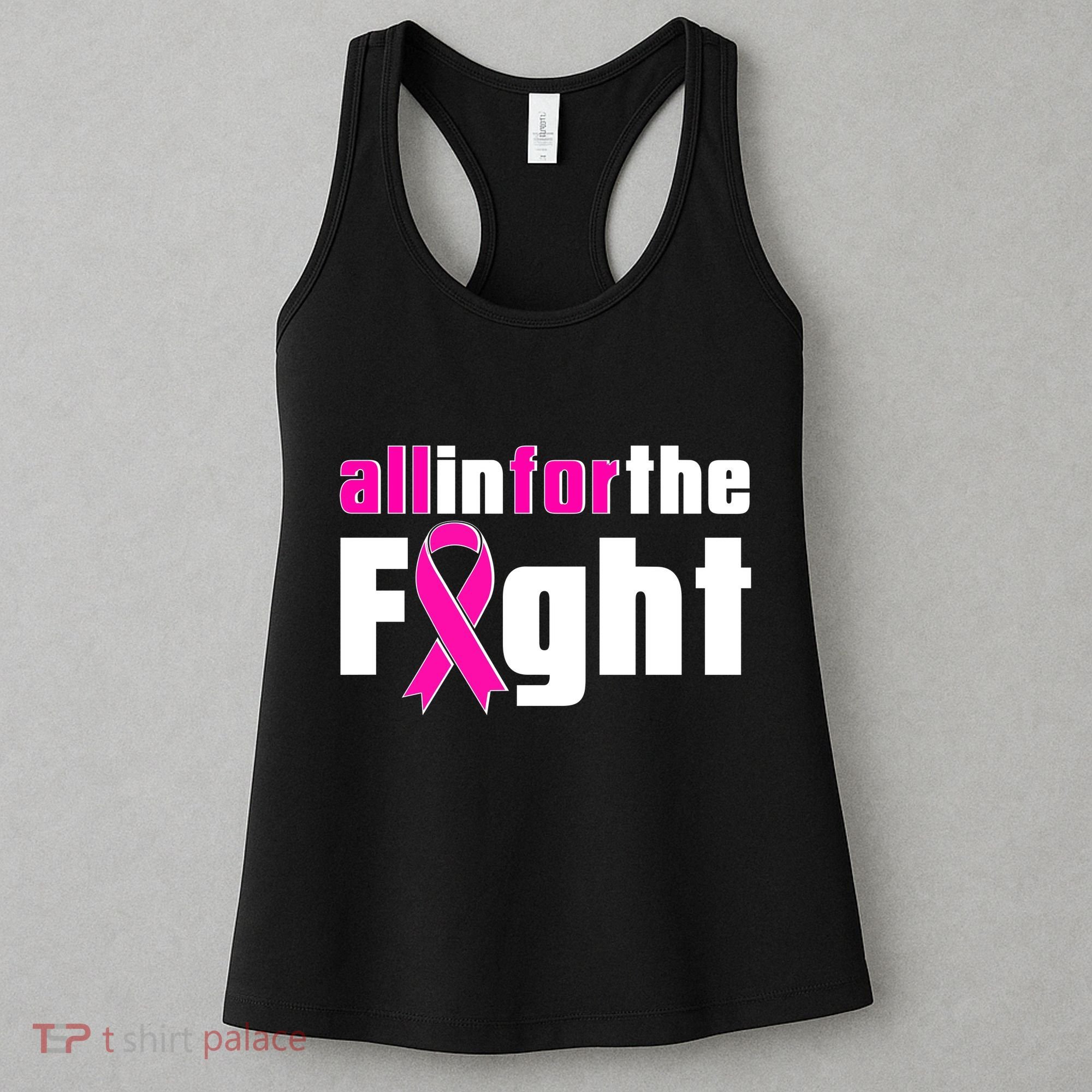 All In For The Fight Breast Cancer Awareness Women's Tank Top