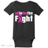 All In For The Fight Breast Cancer Awareness Baby Bodysuit thumb 0