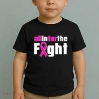 All In For The Fight Breast Cancer Awareness Toddler T-Shirt thumb 2