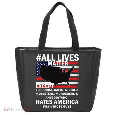 All Lives Matter Except Tote Bag
