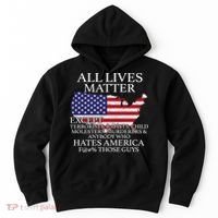 All Lives Matter EXCEPT Pro American Hoodie thumb 0