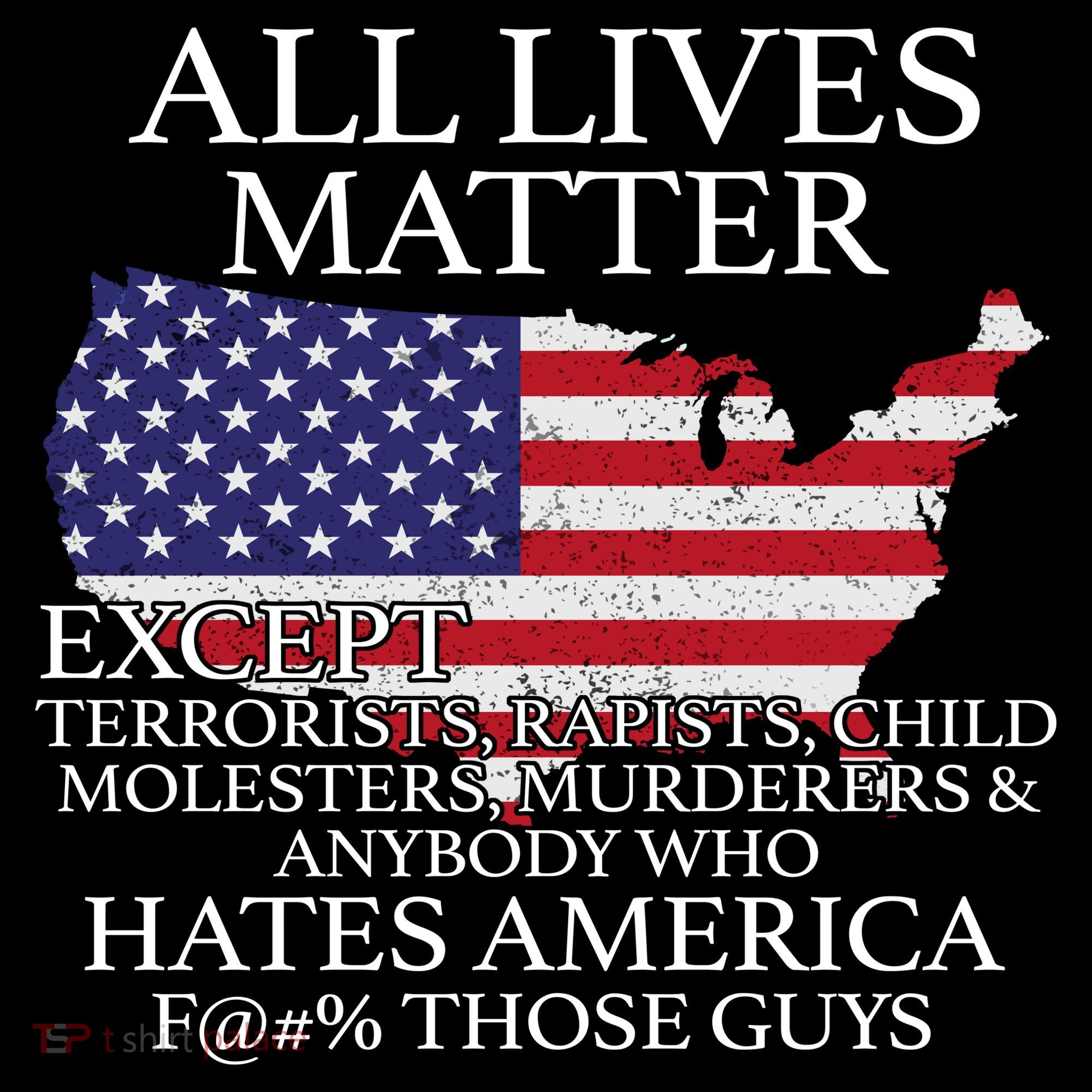All Lives Matter EXCEPT Pro American Bucket Hat