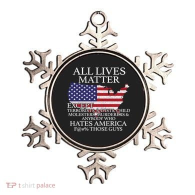 All Lives Matter EXCEPT Pro American Ornament