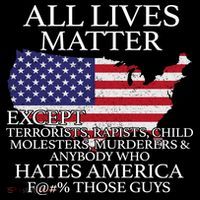 All Lives Matter EXCEPT Pro American Kids Hoodie thumb 5