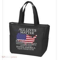 All Lives Matter EXCEPT Pro American Tote Bag thumb 3