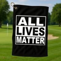 All Lives Matter Support Everyone Golf Towel thumb 1