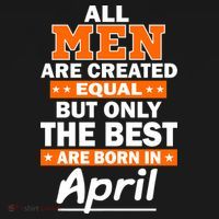 All Men Are Created Equal The Best Are Born In April Tote Bag thumb 4
