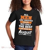 All Men Are Created Equal The Best Are Born In August Kids T-Shirt thumb 2