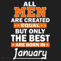 All Men Are Created Equal The Best Are Born In January Hat thumb 2