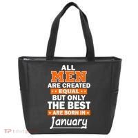 All Men Are Created Equal The Best Are Born In January Tote Bag thumb 0