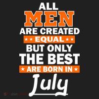 All Men Are Created Equal The Best Are Born In July Hat thumb 2