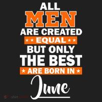 All Men Are Created Equal The Best Are Born In June Hat thumb 2