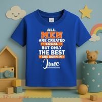 All Men Are Created Equal The Best Are Born In June Toddler T-Shirt thumb 3