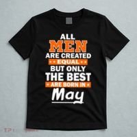 All Men Are Created Equal The Best Are Born In May T-Shirt thumb 5