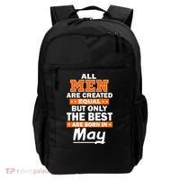 All Men Are Created Equal The Best Are Born In May Backpack thumb 0