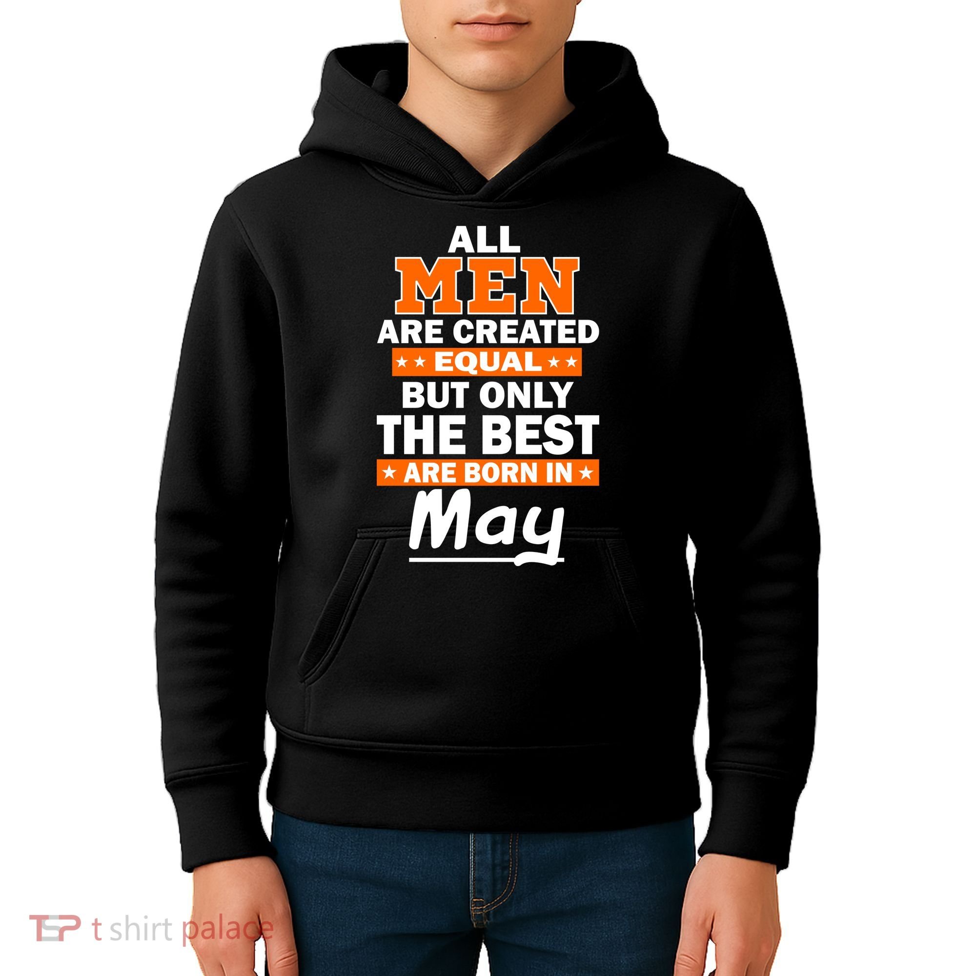 All Men Are Created Equal The Best Are Born In May Kids Hoodie
