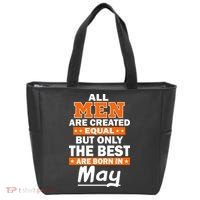 All Men Are Created Equal The Best Are Born In May Tote Bag thumb 0