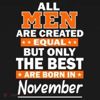 All Men Are Created Equal The Best Are Born In November Toddler Hoodie thumb 2