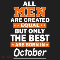 All Men Are Created Equal The Best Are Born In October Hat thumb 2