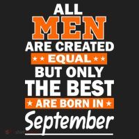 All Men Are Created Equal The Best Are Born In September Hat thumb 2