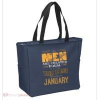 All Men Are Created Equally The Best Are Born In January Tote Bag thumb 2