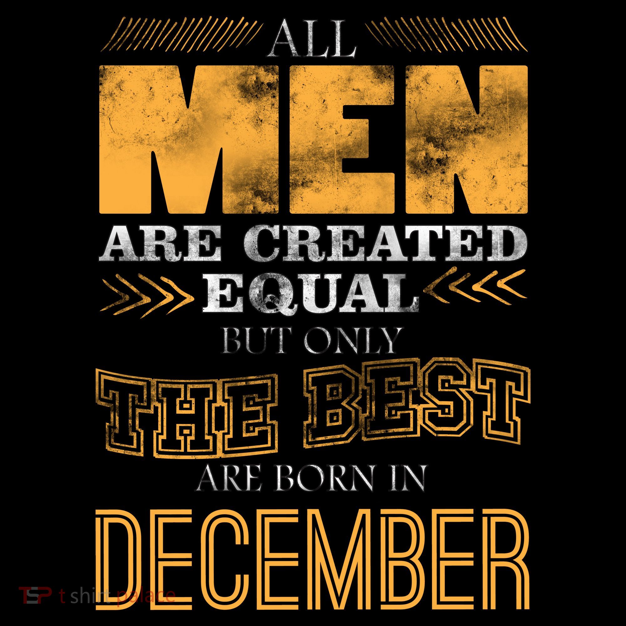 All Men Created Equally The Best Are Born In December Women's Hoodie