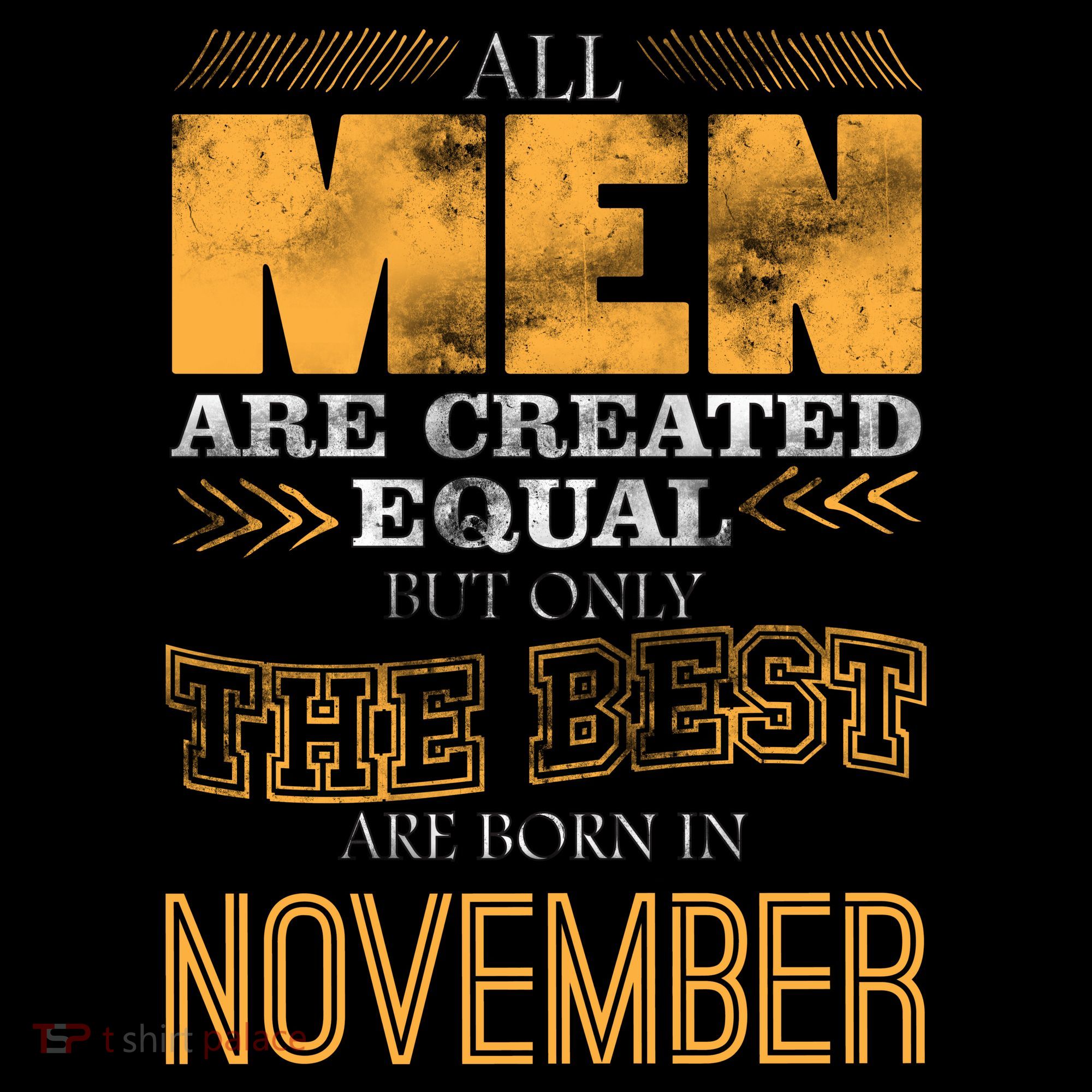 All Men Created Equally The Best Are Born In November Women's Hoodie