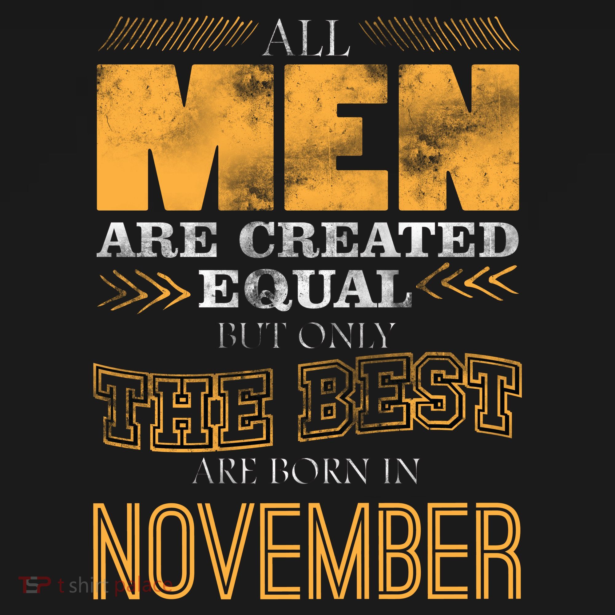 All Men Created Equally The Best Are Born In November Ornament