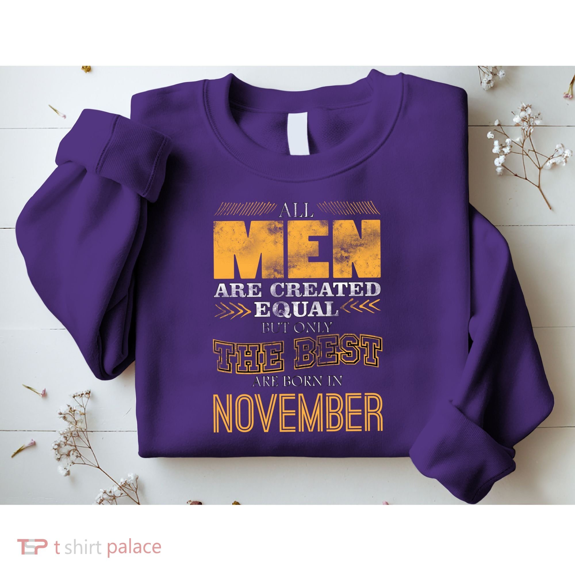 All Men Created Equally The Best Are Born In November Sweatshirt