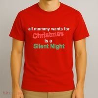 All Mommy Wanted For Christmas Was A Silent Night T-Shirt thumb 3