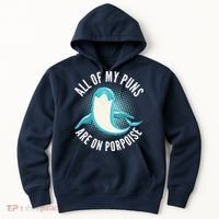 All Of My Puns Are On Porpoise Hoodie thumb 0