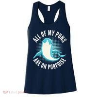 All Of My Puns Are On Porpoise Women's Tank Top thumb 0