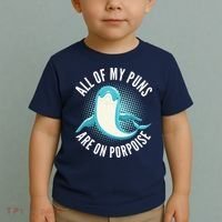 All Of My Puns Are On Porpoise Toddler T-Shirt thumb 2