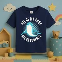 All Of My Puns Are On Porpoise Toddler T-Shirt thumb 3