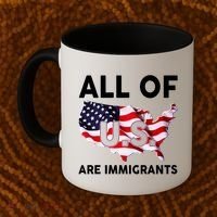 All Of Us Are Immigrants Coffee Mug thumb 2
