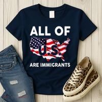 All Of Us Are Immigrants Women's T-Shirt thumb 3
