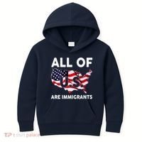 All Of Us Are Immigrants Kids Hoodie thumb 0