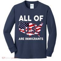 All Of Us Are Immigrants Kids Long Sleeve Shirt thumb 0