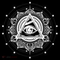 All Seeing Eye Hypnosis Psychic Bucket Hat thumb 4