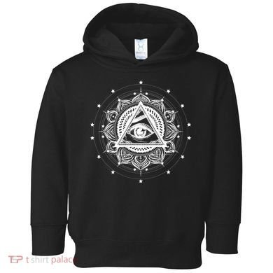 All Seeing Eye Hypnosis Psychic Toddler Hoodie